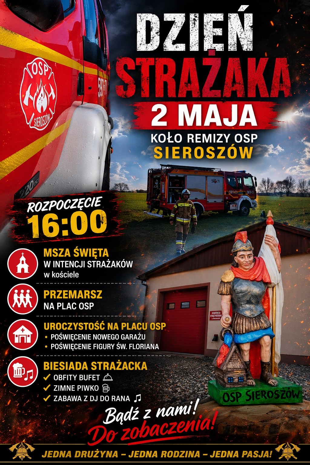 Dzień Strażaka w Sieroszowie!